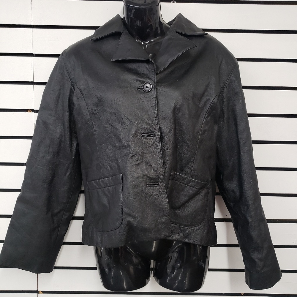 Michael Michelle Leather Jacket Size Medium